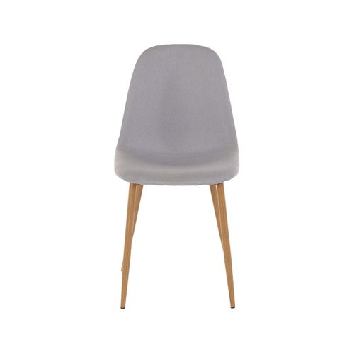 Miller - Lot De 4 Chaises De Salle à Manger En Plastique Gris Clair