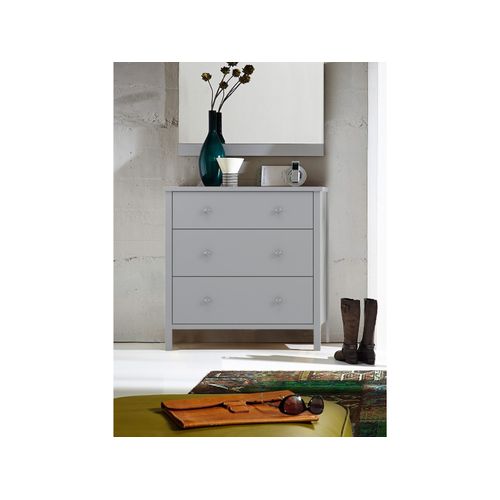 Tico-commode Avec 1 Tiroir Et 1 Porte En Marron Clair