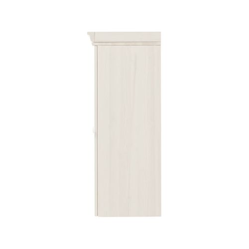 Anita-armoire Murale Avec 2 Portes Fenêtres En Pin Blanc