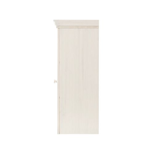 Anita-armoire Murale Avec 1 Portes Vitrées En Pin Blanc