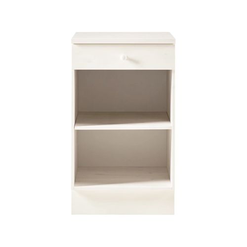Anita-armoire Avec 1 Tiroir En Pin Blanc