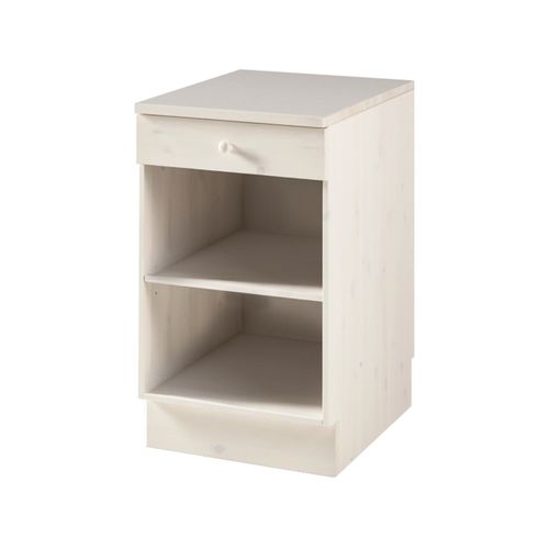 Anita-armoire Avec 1 Tiroir En Pin Blanc
