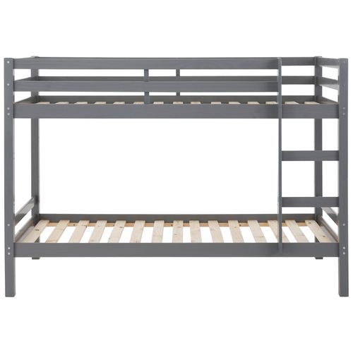 Alpi - Lit Superposé En Bois Gris 90x200