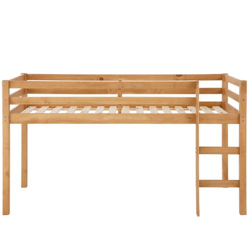 Alpi - Lit Cabane Surélevé En Pin 90x200