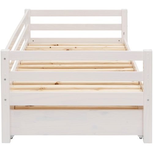 Alpi - Canapé Avec Tiroir En Pin Blanc 90x200