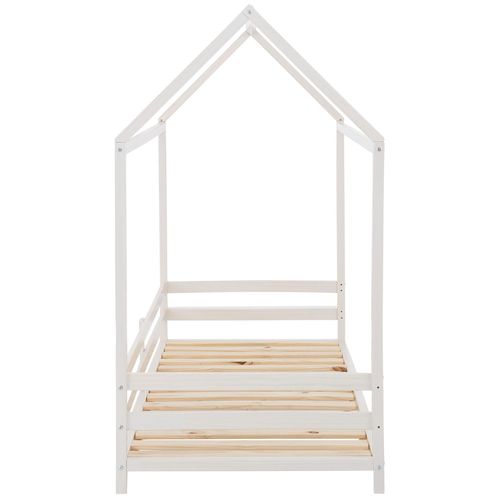 Ellen - Lit Cabane Pour Enfant En Pin Blanc 90x200