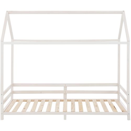 Ellen - Lit Cabane Pour Enfant En Pin Blanc 90x200