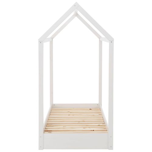 Ellen- lit cabane En Blanc 90x200