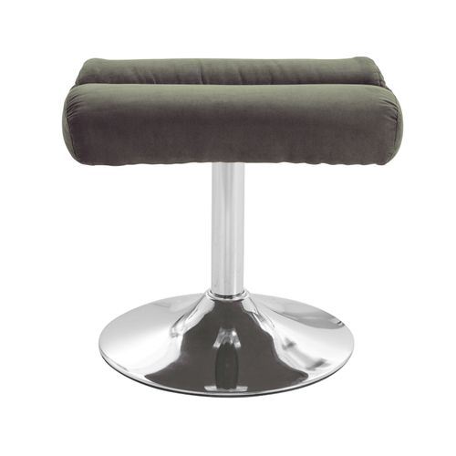 Boston-fauteuil Inclinable Avec Repose-pieds En Tissu Gris