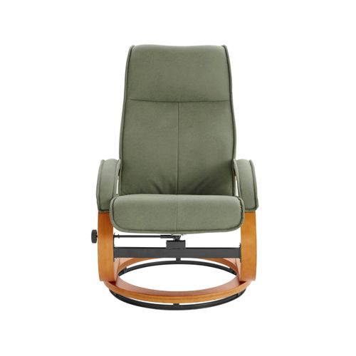 Lille - Fauteuil De Relaxation + Tabouret Vert