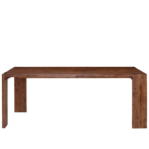 Marbella-table De Salle à Manger 220 X 100 Cm En Bois D'acacia Brun
