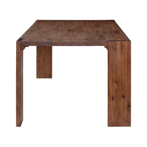 Marbella-table De Salle à Manger 220 X 100 Cm En Bois D'acacia Brun