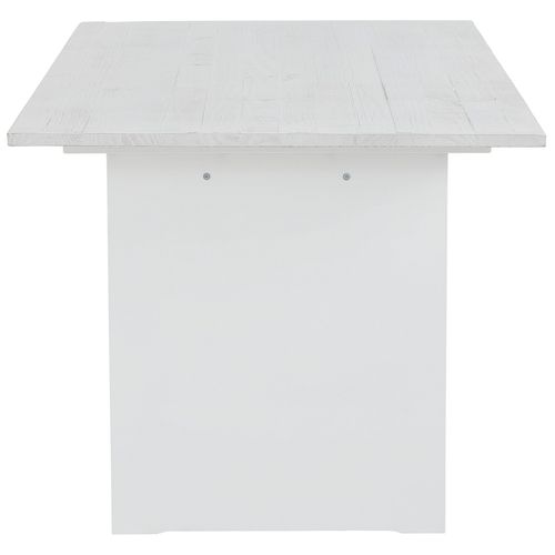 Morgan-table De Salle à Manger 180 Cm 8 Couverts En Pin Blanc