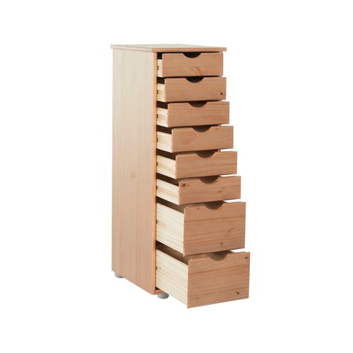 Gava-commode 8 Tiroirs En Pin Naturel