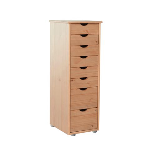 Gava-commode 8 Tiroirs En Pin Naturel