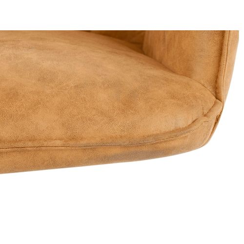 Preston-lot De 2 Fauteuils En Tissu Moutarde