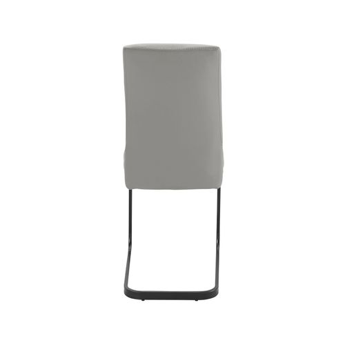 Hermine-fauteuil De Salle à Manger En Pu Gris, 4 Pièces
