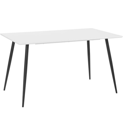 Dino-table à Manger 140 Cm Blanc Noir