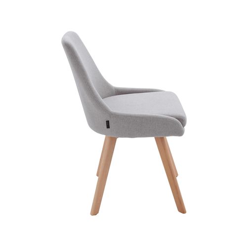 Rudi - Chaise 2 Pk Chêne Gris Clair