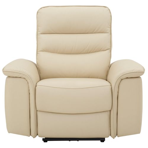 Maldini-fauteuil Inclinable En Cuir Crème/pu