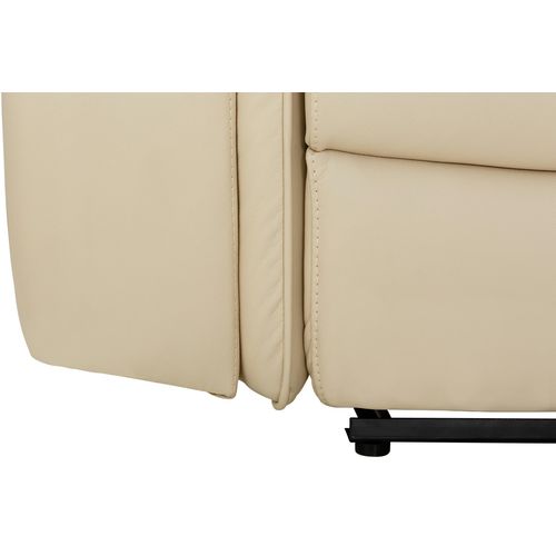 Maldini-fauteuil Inclinable En Cuir Crème/pu