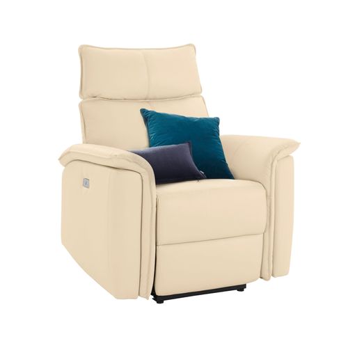 Zola-fauteuil Relax Crème Pu