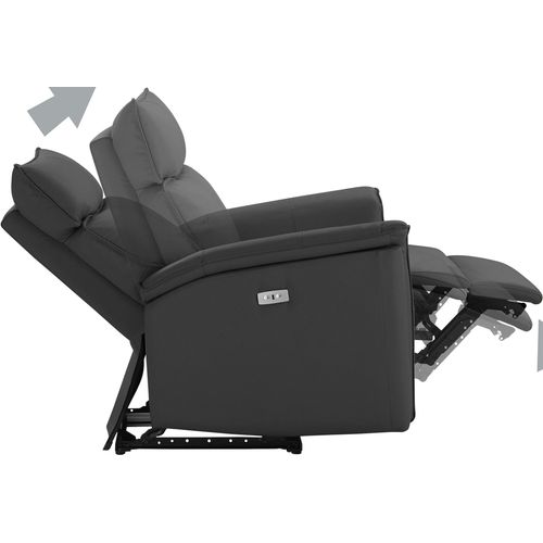 Zola-fauteuil Inclinable Gris