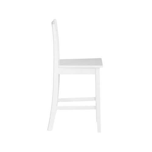 Torpedo - Lot De 2 Tabourets De Bar En Mélaminé Blanc