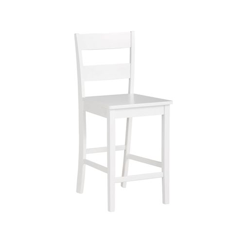 Torpedo - Lot De 2 Tabourets De Bar En Mélaminé Blanc