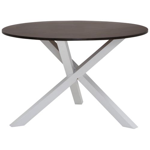 Bristol-table à Manger 6 Personnes Bois Blanc 120cm