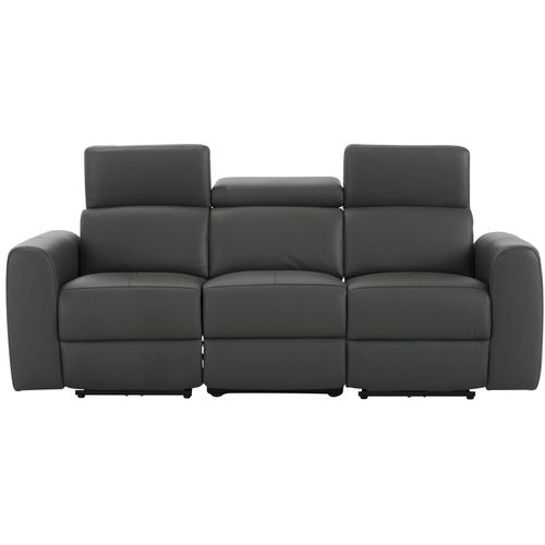 Capena-canapé 3 Places Electrictric En Gl/pu Gris