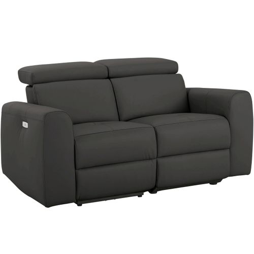 Capena-canapé 2 Places Électrique En Pu Marron