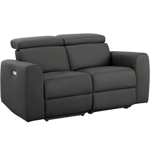 Capena-canapé 2 Places Électrique Gris Pu