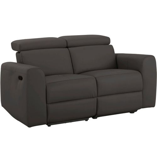 Capena-canapé 2 Places En Simili Marron