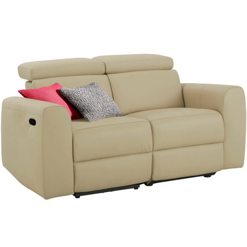 Capena-canapé 2 Places Crème Pu