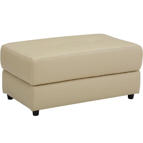 Capena-pouf Crème Tissu