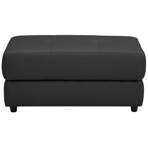 Capena-pouf Rembourré En Pu Gris