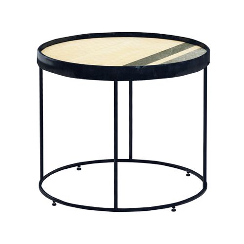 Port-plateau 49 Cm En Bois De Manguier / Pierre