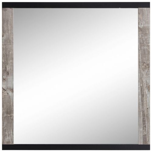 Chris-miroir En Aggloméré Béton / Noir