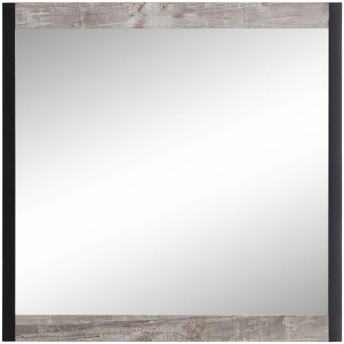 Chris-miroir En Aggloméré Béton / Noir