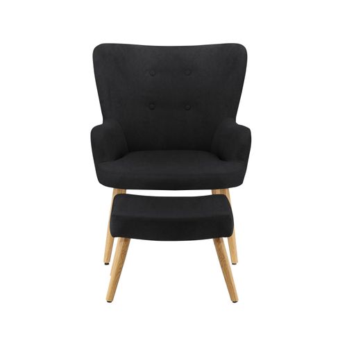 Coco-fauteuil Microfibre Noir