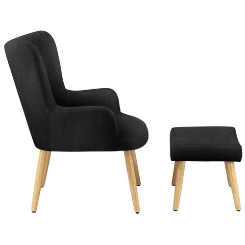 Coco-fauteuil Microfibre Noir