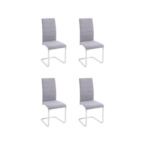 Doris-chaise 4 Pack Gris Clair