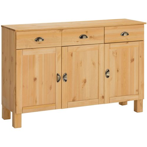 Oslo-buffet 3 Portes 3 Tiroirs En Aspect Chêne
