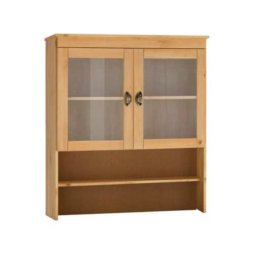 Oslo-huche 2 Portes En Verre En Aspect Chêne