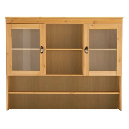 Oslo-huche 2 Portes En Verre En Aspect Chêne