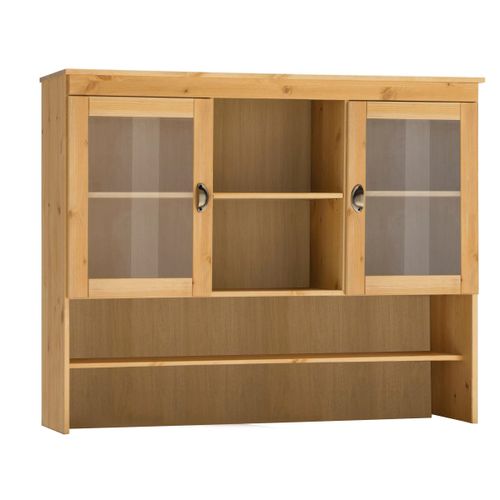 Oslo-huche 2 Portes En Verre En Aspect Chêne