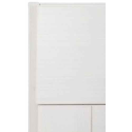 Oslo-meuble Sous-vasque 100 Cm Avec 2 Portes En Pin Teinté Blanc