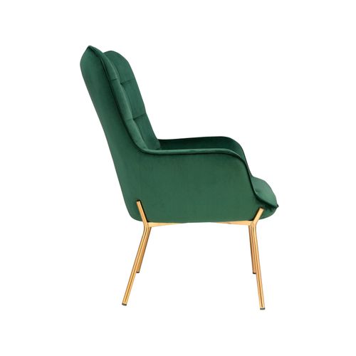 Boris-fauteuils Tapissée En Vert Velours