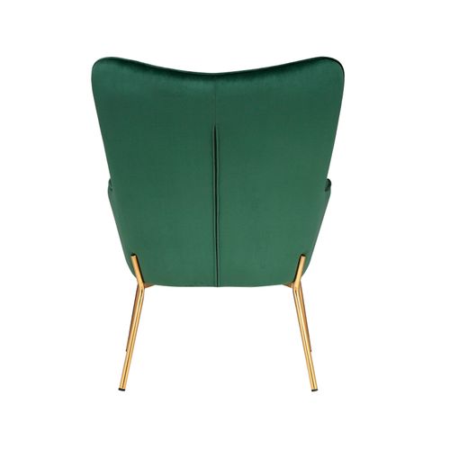 Boris-fauteuils Tapissée En Vert Velours